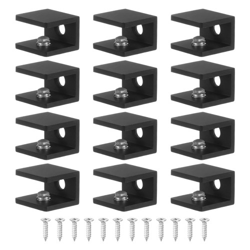 Pack glass shelf brackets - 12-pack,