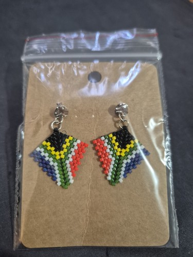 South african flag ear - african, rings