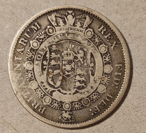 1816 half crown coin 925 - 1816,