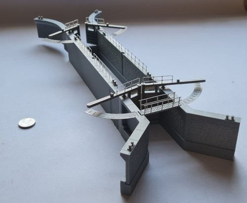 Model railway miniature - model,
