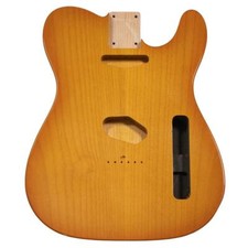 Honey Burst Telecaster Compatible Guitar Body - 2 Piece USA Alder