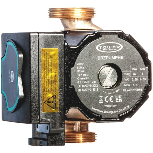 Tower bronze hot water pump - bronze,