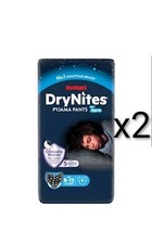 2x Huggies DryNites Pyjama