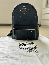 MCM Black Stark Studs Unisex