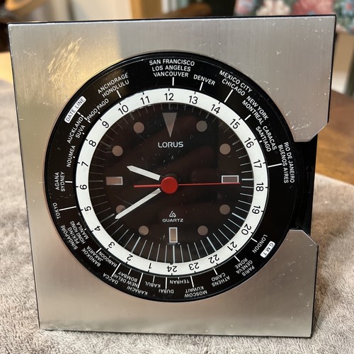 Lorus quartz world time - lorus,