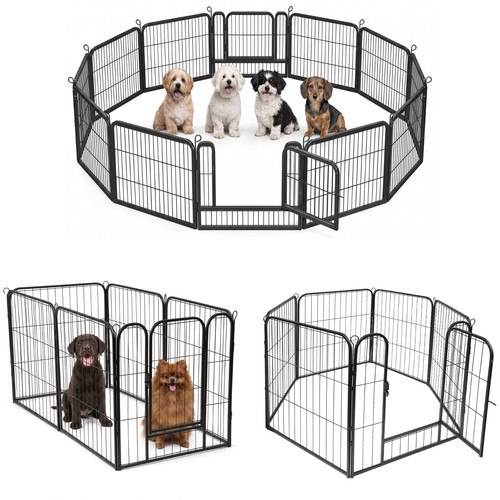 Metal dog playpen foldable - playpen,