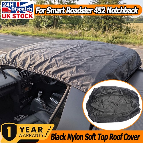 Black nylon soft top roof - nylon,
