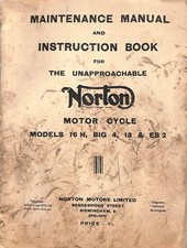 NORTON ~ Model 16H Big 4 18