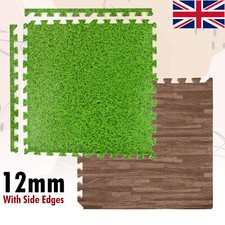 EVA Interlocking Floor Mats Soft Foam GYM Flooring Mat Yoga Tiles 12 MM 60x60CM
