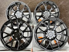 17" Black MR147 Alloy Wheels Fits Tvr Land rover Freelander 1 5x114