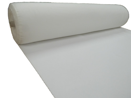 White thermal curtain - white,