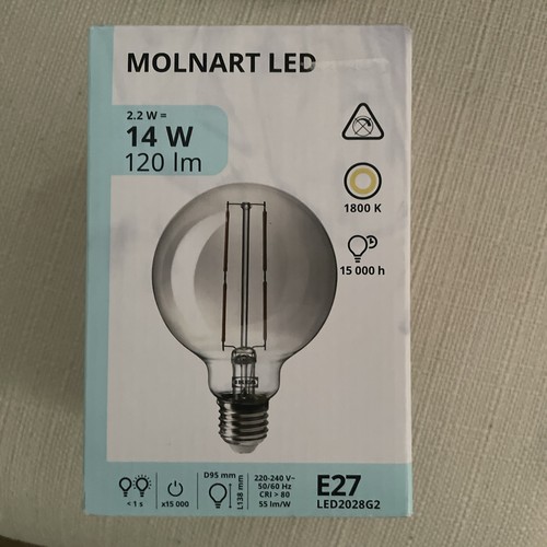 Ikea molnart led - e27,, 260