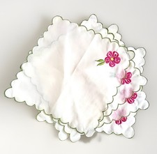 Set 4 Vintage Table Napkins