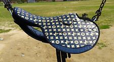 WILDRACE New Designer LV Model Horse Racing Saddle, Exercise Saddle 17.5"