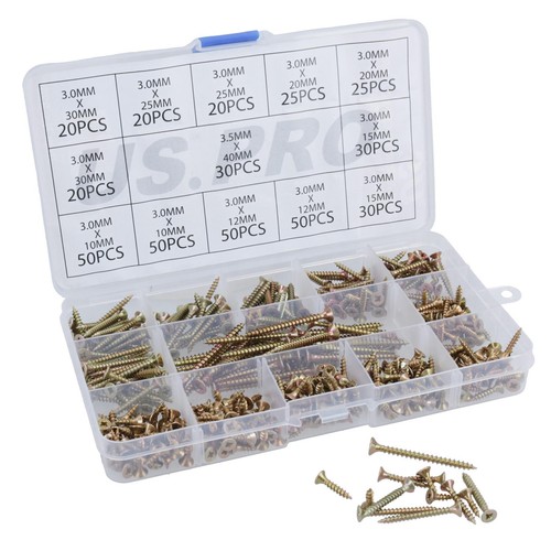 Wood screws assorted sizes - assorted,