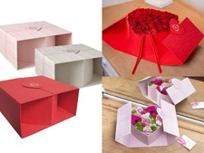 Heart Shape Flower Hat Boxes