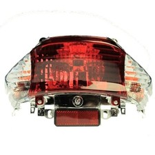 Tail Light Rear Lamp Reflector Clear for Peugeot V-Clic 50 4T Silver Sport