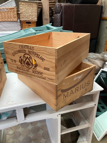 Wooden wine storage box - wooden,