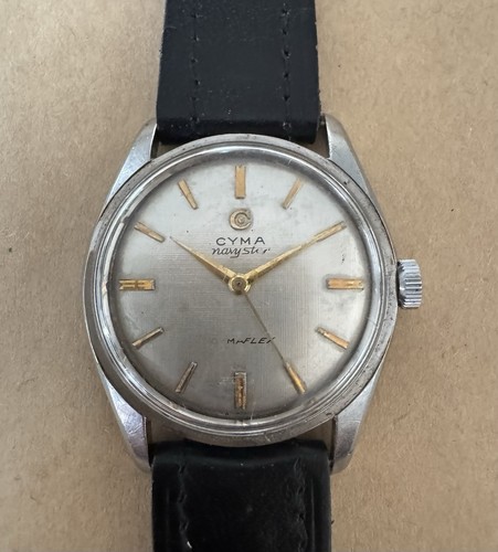 Vintage 1950s cyma navy star - cyma,