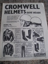 CROMWELL HELMETS SAVE HEADS