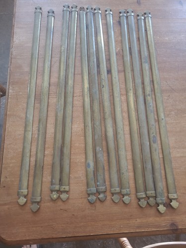 Antique brass stair carpet - brass,