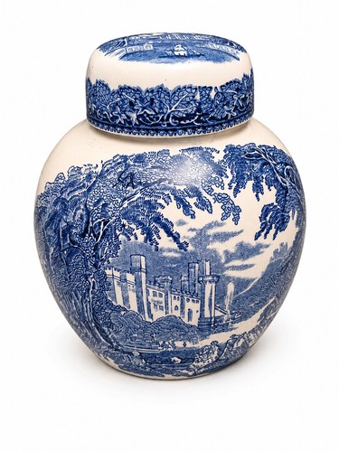 Masons vista blue - &, white