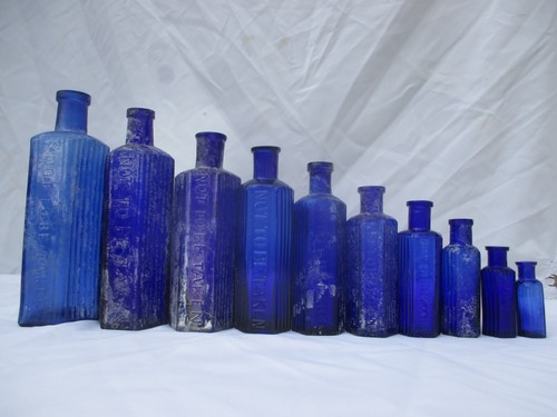 Stunning set cobalt blue - set,