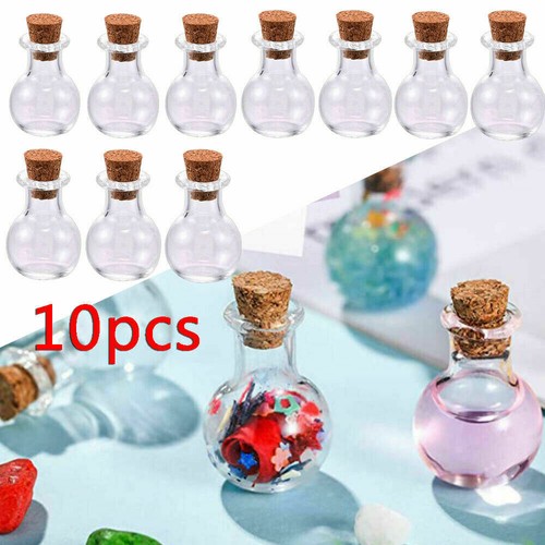 Mini glass vials - cork, top