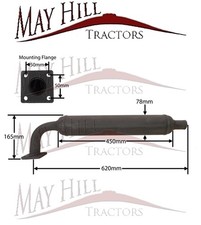 Compact Tractor Silencer
