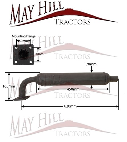 Compact tractor silencer - tractor,