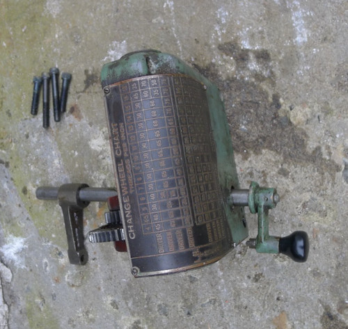 Changewheel chart gear handle