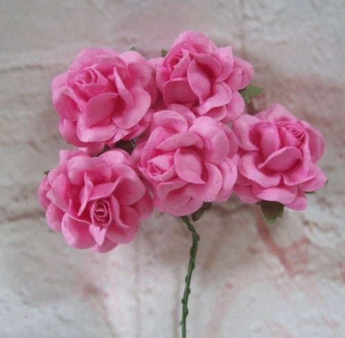 Mulberry paper roses flowers - mulberry,