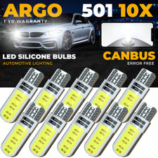 T10 Led 501 Side Light White Bulbs Car Error Free Canbus Xenon W5w Sidelight 10x