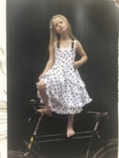 Jottum Big Girls Salanya Polka Dot Summer Suspender Dress  Sz US 12/152 EUC