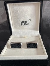 BNIB Montblanc Black Cufflinks | FREE P&P 