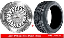 Alloy Wheels & Tyres 15" Calibre Vintage For Toyota MR2 [Mk1] 84-89