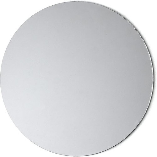 Round mirrored glass candle - round,