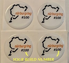 ASTRA VXR NURBURGRING ALLOY WHEEL CENTRE CAPS STICKERS X4 ALL SIZES