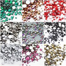 720p Mix Size Nail Art Rhinestones Glitter Diamond Crystal Gems Tips Decoration