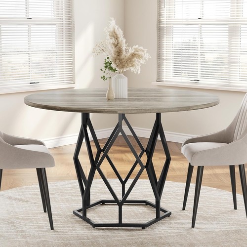 Round dining table - round, 4-6