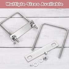 2PCS U-Bolts M6 M8 M10 Square