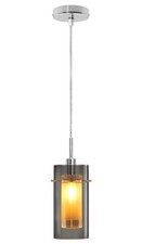 Vintage Smoked Glass Shade