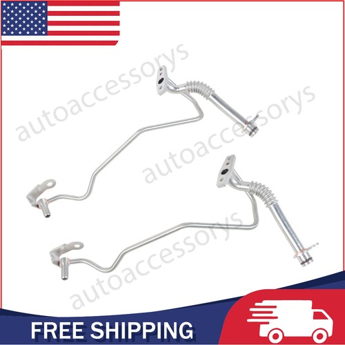 2pcs turbo oil feed - oil, kit