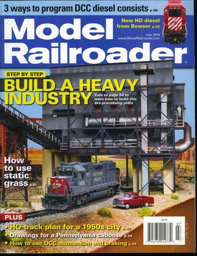 Model railroader magazine july - magazine,