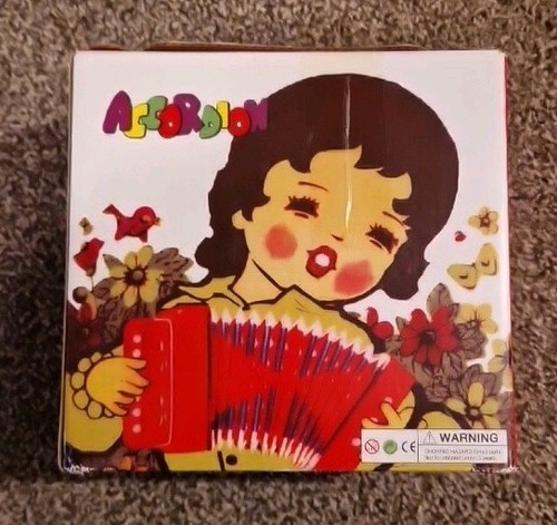 Accordion vintage musical toy - accordion,