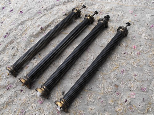 Antique brass columns from - 4,