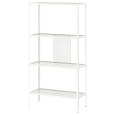 IKEA BAGGEBO Shelving unit, metal/white, 60x25x116 cm, Excellent Condition