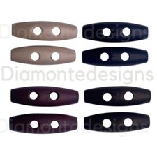 35mm Wooden Duffle Coat Toggle