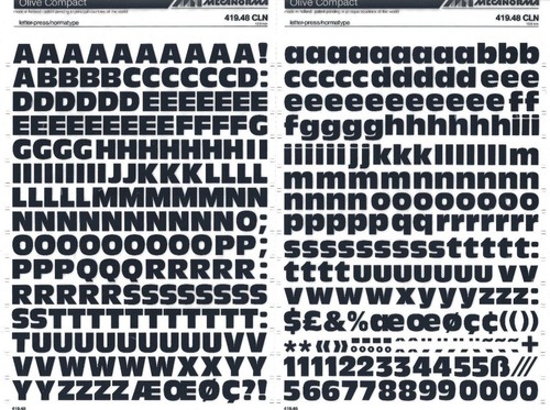 Mecanorma transfer lettering - mecanorma,