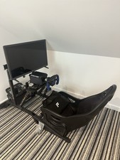 Fanatec F1 Podium Racing wheel and next level seat rig driving simulator